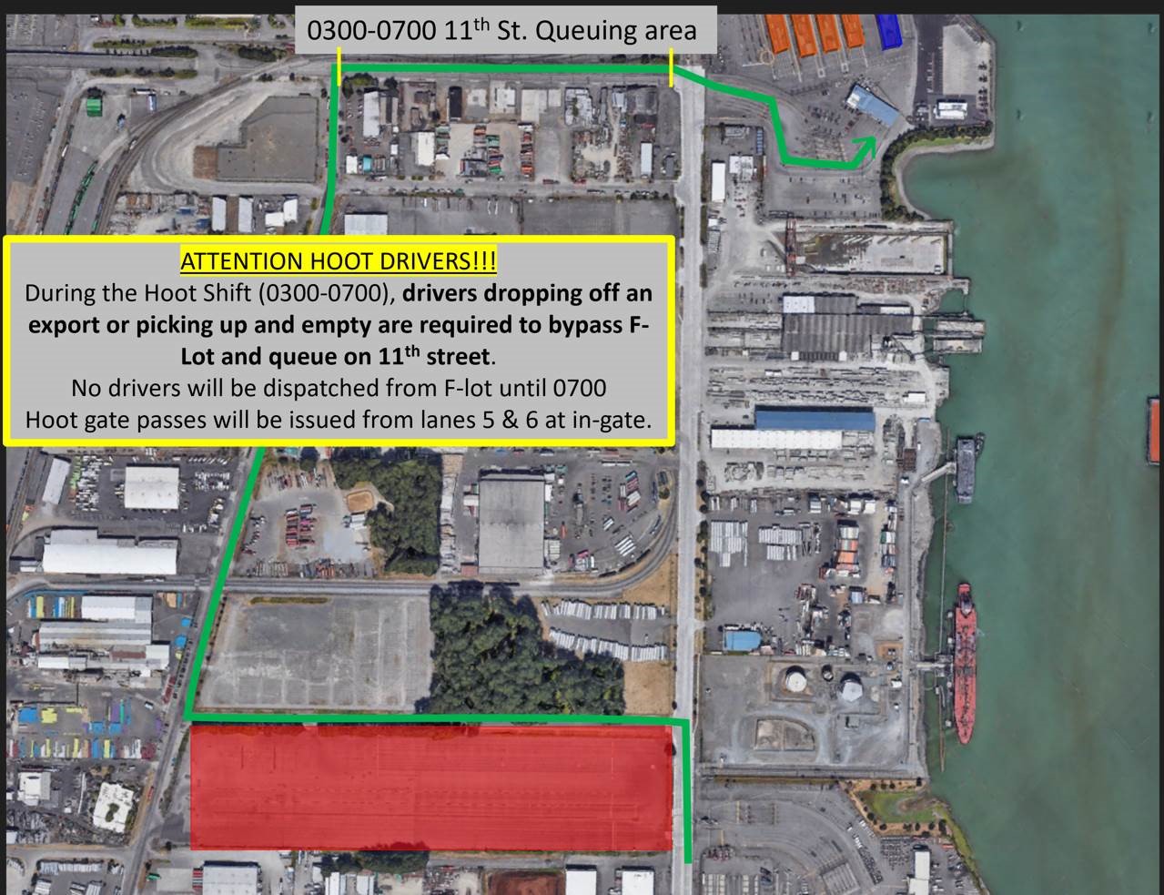 Husky Gate Entrance Map